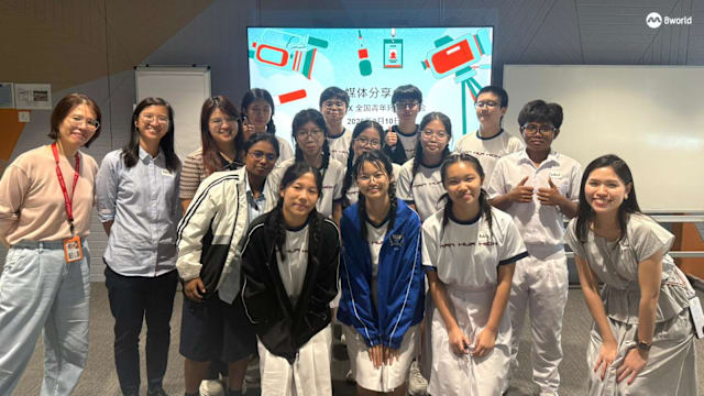 新传媒与南华中学合办媒体工作坊 助学生了解可持续发展新闻种类及报道