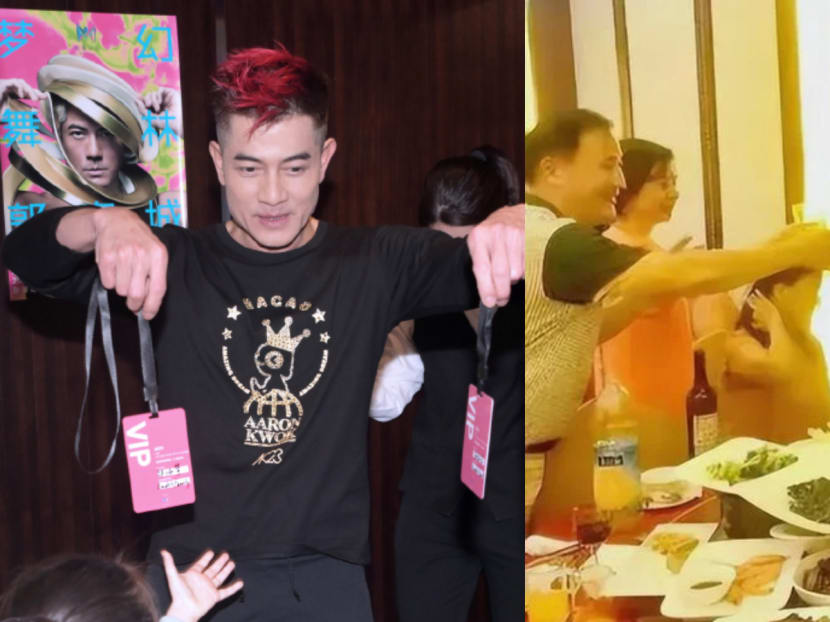 Aaron Kwok, 57, praised for being "ideal son-in-law" after bowing to father-in-law, 59