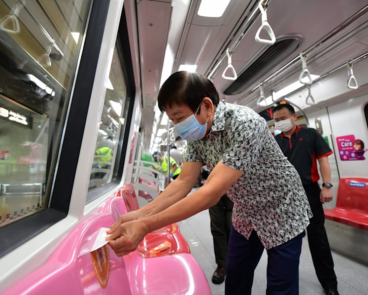 Safe distancing stickers, markers to be gradually removed from public transport after circuit breaker: LTA