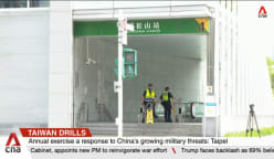 Sirens wail, cities shut down as Taiwan simulates air raid 
