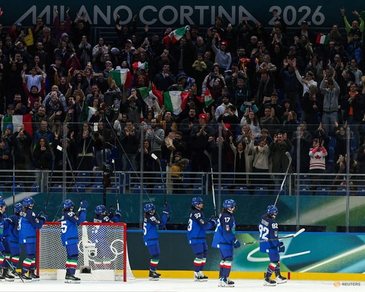 Ice hockey-Italy's 'family' team hungry for more after breakthrough win, says coach