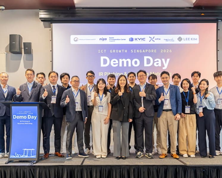 Nine Korean deep-tech companies showcase technologies in Singapore at ICT Growth Singapore 2026 Demo Day