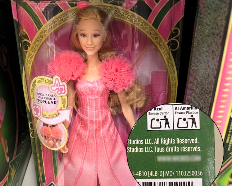 Mattel says it 'deeply' regrets misprint on Wicked dolls packaging that links to porn site