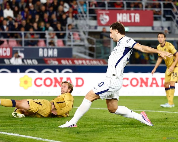 Inter earn 3-1 comeback win at Bologna, Roma beat Genoa 2-0
