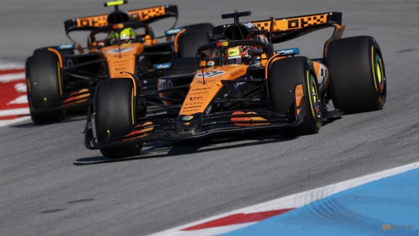 Piastri keeps McLaren on top in Spanish GP practice
