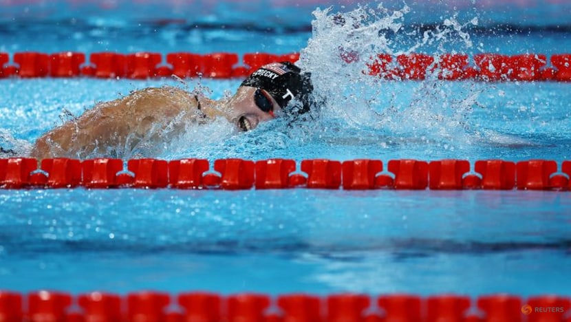 American Ledecky breaks own 800m freestyle world record