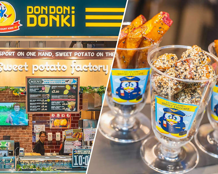 What To Eat At Don Don Donki’s New Sweet Potato Factory In Changi Airport