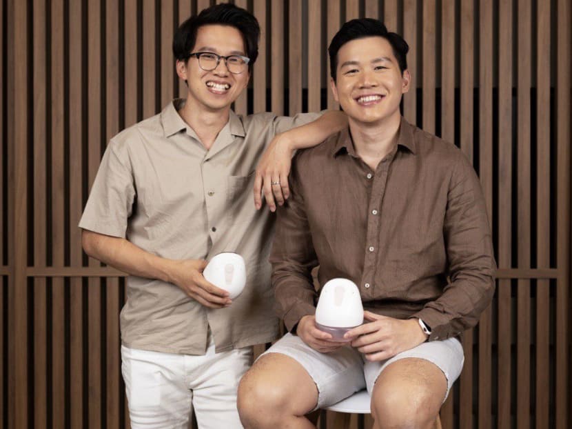 Two new dads saw how their wives struggled with breastfeeding – and invented a wearable breast pump 