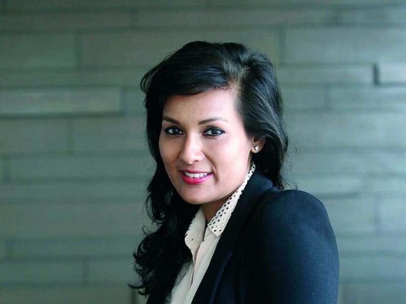 CNN corres­pondent Sumnima Udas received the Journalist of the Year award at the inaugural Women’s Empowerment Journalism 
Awards held 
here last Friday. Photo: Wee Teck Hian