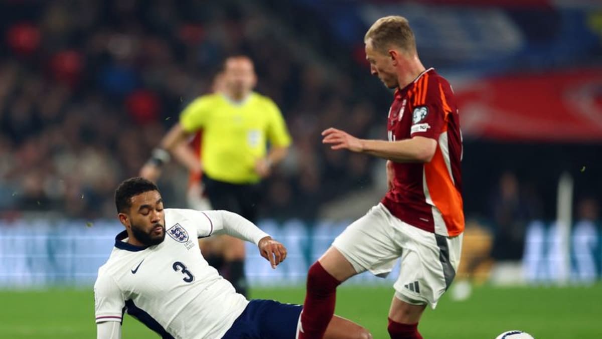 James and Eze open England accounts in win over Latvia