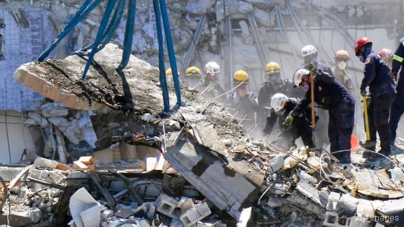 Tunnelling Florida rescuers spot voids, search for survivors in Miami condo rubble