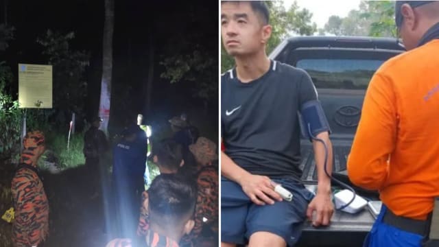狮城男柔佛爬“猪头山”迷路 经历惊魂21小时
