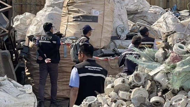泰警捣破涉走私电子垃圾中资厂 两中国嫌犯被捕