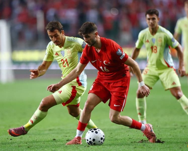 Ruthless Spain dismantle Turkey as Merino hat-trick seals 6-0 win