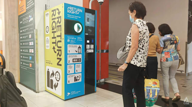 Slow start on first day of Singapore's beverage container return scheme; some machines not operational 