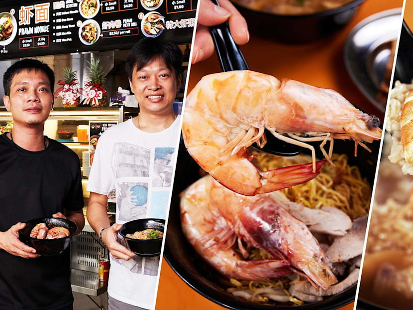 Interior Designers Open Hawker Stall Selling $3.50 Prawn Porridge & Prawn Mee