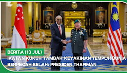 BERITA (13 Jul) | Ikatan kukuh tambah keyakinan tempuh dunia berpecah belah: Presiden Tharman