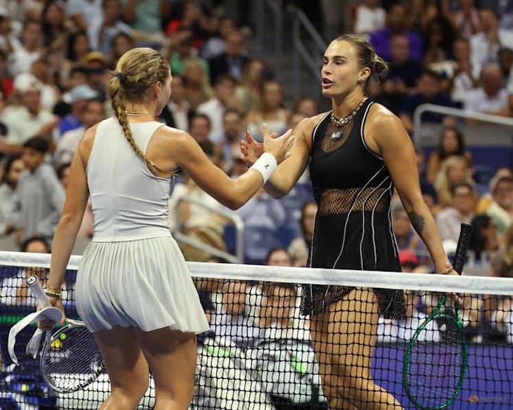 Dominant Sabalenka sweeps past Iatcenko to reach US Open third round