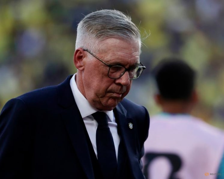 Ancelotti says Brazil must improve after 1-1 World Cup draw