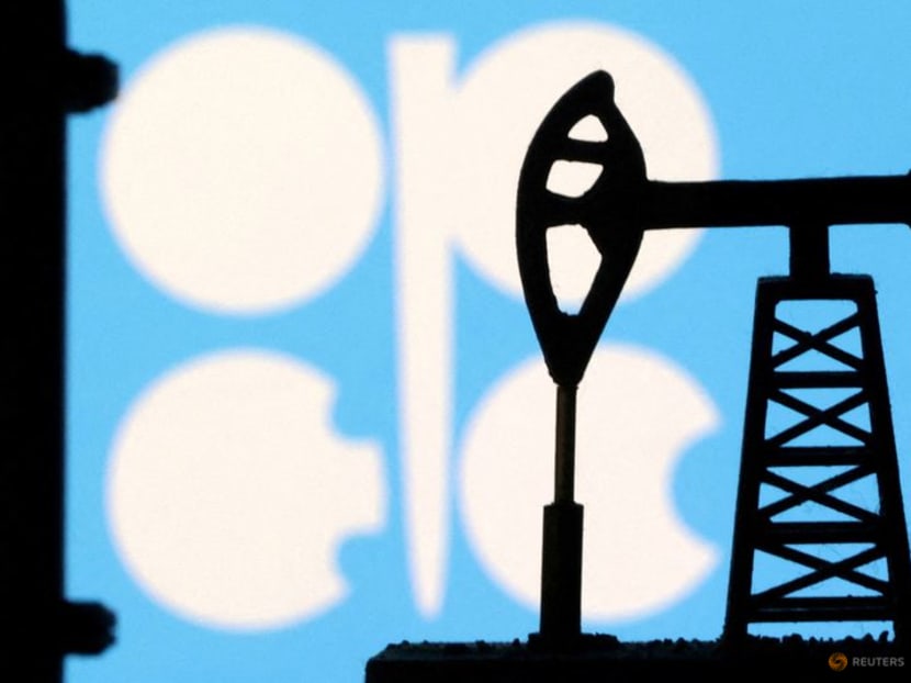 FILE PHOTO: OPEC logo is seen in this illustration taken, October 8, 2023. REUTERS/Dado Ruvic/File Photo