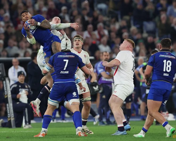 Italy rejoice after claiming first-ever victory against England