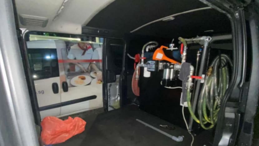 Van driver stole 350 litres of diesel fuel from 2 parked lorries in Marsiling, gets 4 weeks' jail Van driver stole 350 litres of diesel fuel from 2 parked lorries in Marsiling, gets 4 weeks' jail