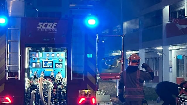 蔡厝港组屋火患 两人已出院