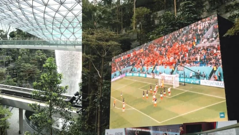 Jewel Lapangan Terbang Changi siarkan perlawanan Piala Dunia 2022 mulai 3 Dis Jewel Lapangan Terbang Changi siarkan perlawanan Piala Dunia 2022 mulai 3 Dis
