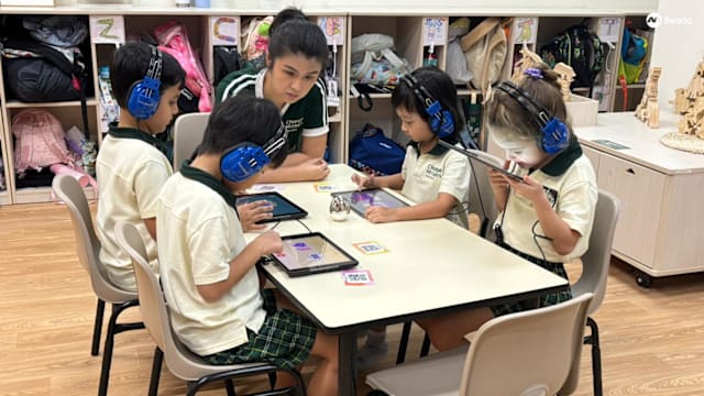 学前教育中心善用AI 互动性教学掌握华语发音