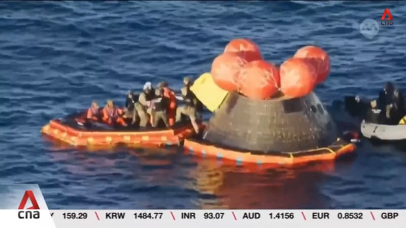 Artemis II astronauts return from moon with splashdown in Pacific off San Diego coast