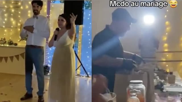 十足汉堡迷！法国新人婚宴请吃汉堡