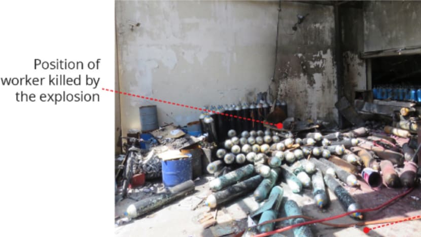 Foreign worker who died in Tuas gas explosion suffered 95% burns, poor safety practices revealed: Coroner's court Foreign worker who died in Tuas gas explosion suffered 95% burns, poor safety practices revealed: Coroner's court