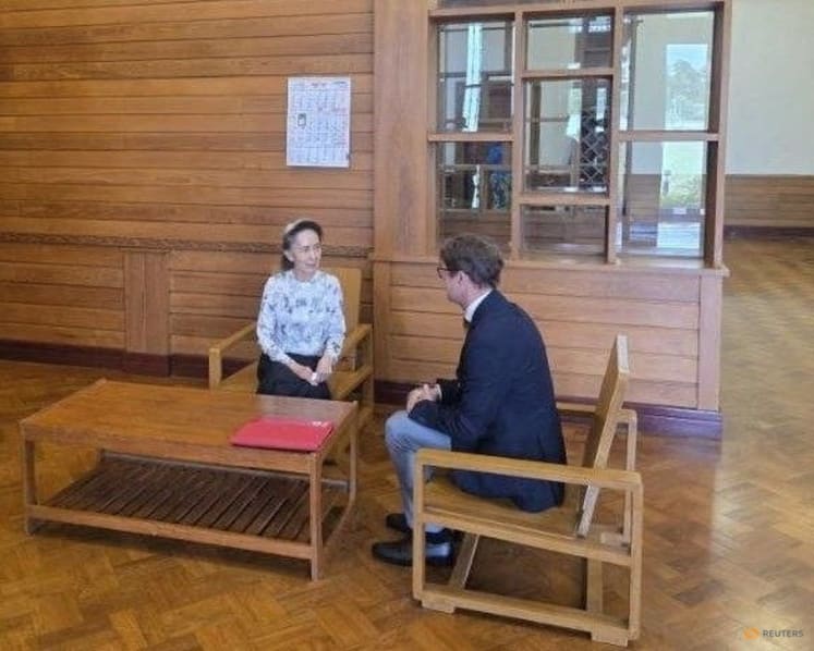 Son of Aung San Suu Kyi says had first call in five years