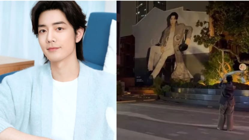 Fans Fail To Recognise Chinese Actor Xiao Zhan Even As He Queues Up With Them To Take A Picture With His Own Ad