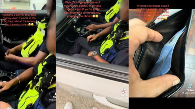 难民指马国警察索贿拿走钱 导致他只好走路回家