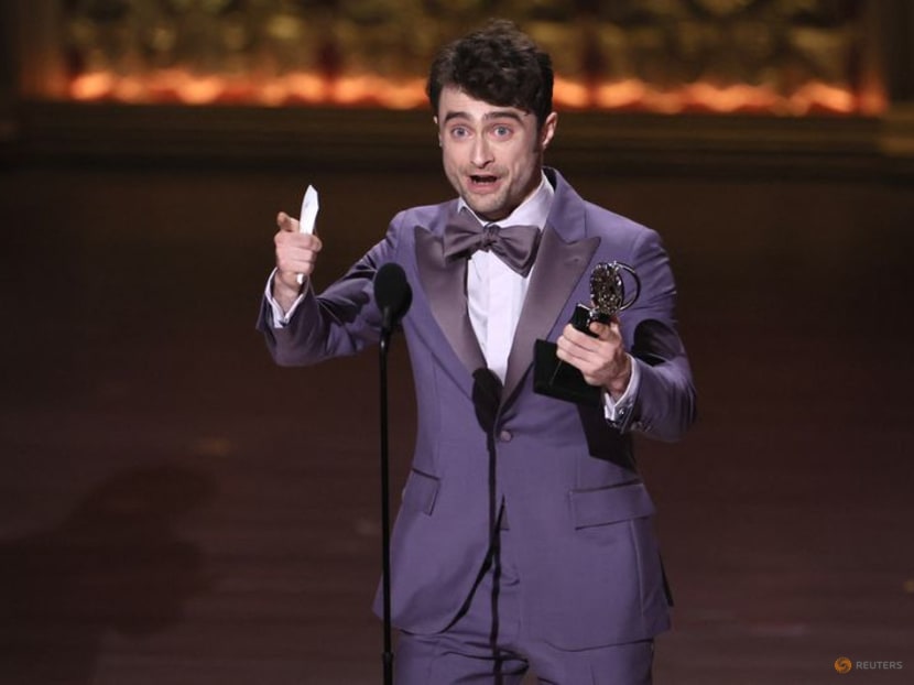 Daniel Radcliffe wins first Tony Award for best featured actor in a musical Daniel Radcliffe wins first Tony Award for best featured actor in a musical