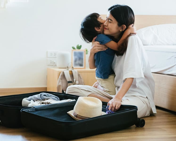 Packing light with babies and young children