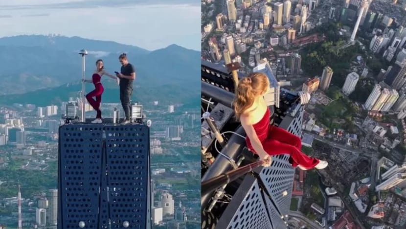 Polis M'sia siasat pasangan Rusia ceroboh panjat Menara Merdeka 118 Polis M'sia siasat pasangan Rusia ceroboh panjat Menara Merdeka 118