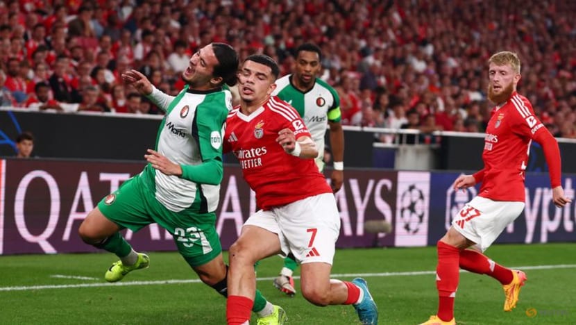 Milambo at the double as Feyenoord surprise Benfica