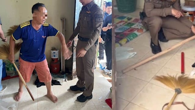 疑酒后起争执 普吉岛男子用扫帚殴打妻子致死被捕