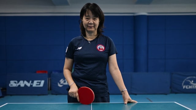  58岁乒乓选手 首次出征奥运