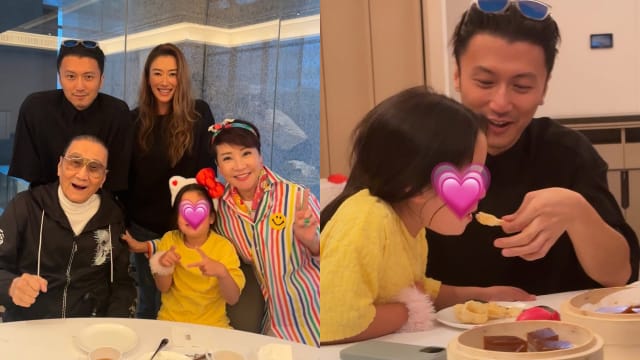 谢婷婷一家为爱女庆生，谢霆锋原来是温柔舅舅！谢贤、狄波拉开心同框