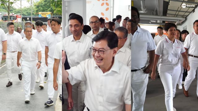 【GE2025】行动党东海岸和白沙-樟宜团队抵达提名中心