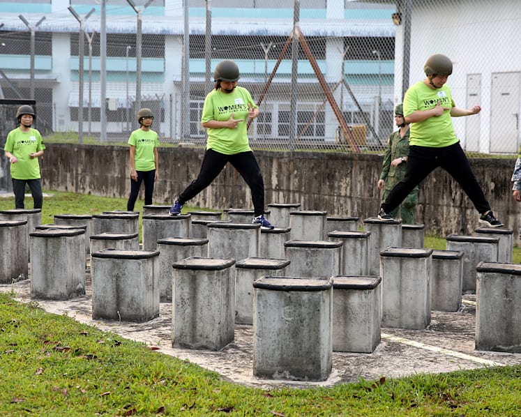 Fall in! 103 women take on standard obstacle course, handle rifles at first-ever women’s boot camp
