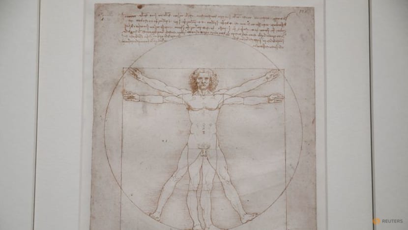 Da Vinci's 'Vitruvian Man' loses genitalia for Games TV, angering some in Italy