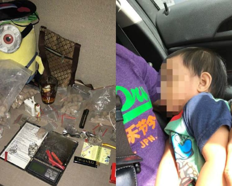 CNB officers rescue toddler in care of drug traffickers