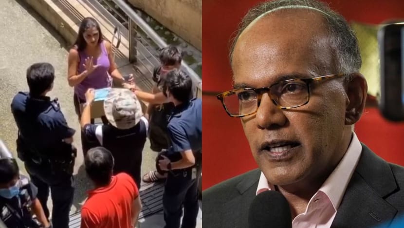 Woman who said she’s ‘sovereign’ to be charged; Shanmugam says people rejecting laws shouldn't expect to benefit from society
