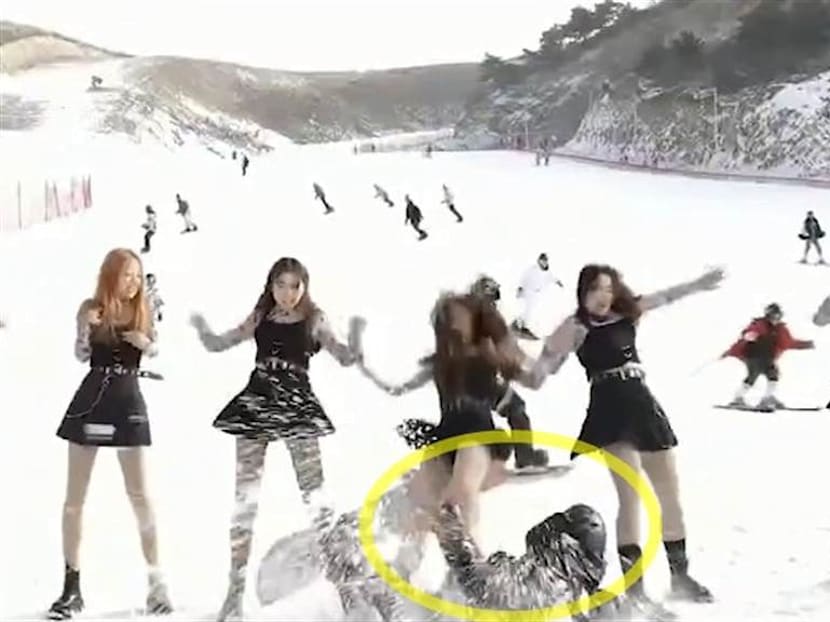 Video Of China Girl Group Member Getting Knocked Over By Skier Goes Viral, Agency Says It Was Staged