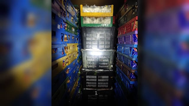 1500条漏税香烟藏面包货物企图入境 一人被捕