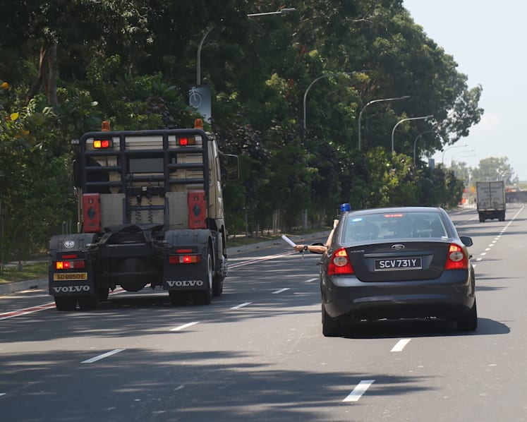 Traffic police launches month-long crackdown on errant drivers of heavy vehicles